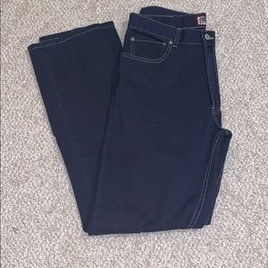 Old navy blue jeans